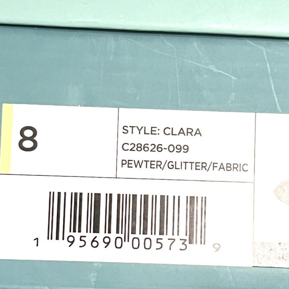 Cliffs By White Mountain Womens Clara Pewter Silver Grey Ballet Flats Shoes 8M - Picture 14 of 14